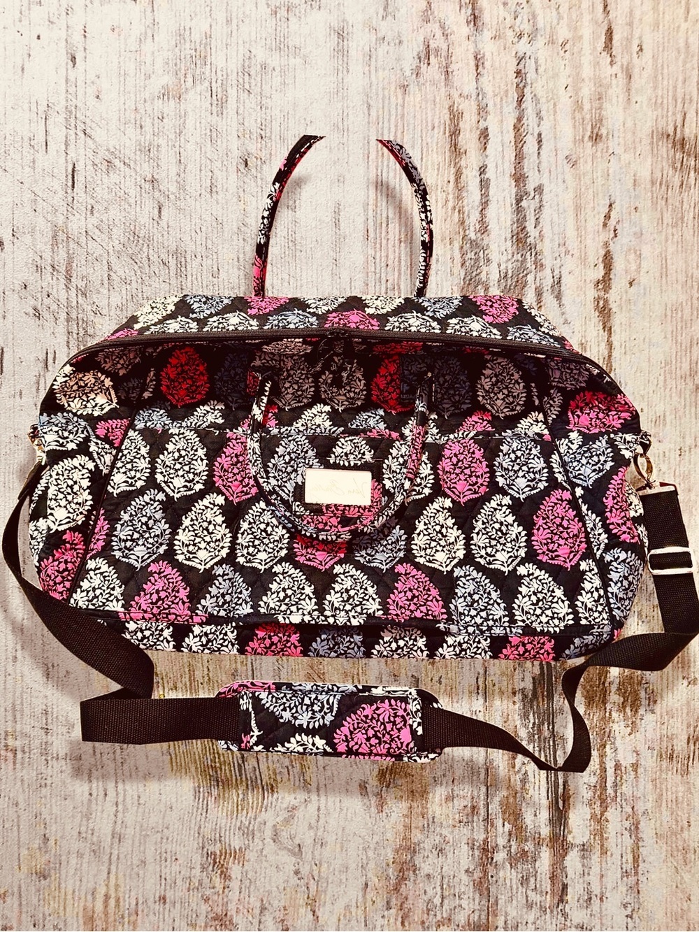 Vera Bradley Large Weekender Duffle, Northern lights Retired Print